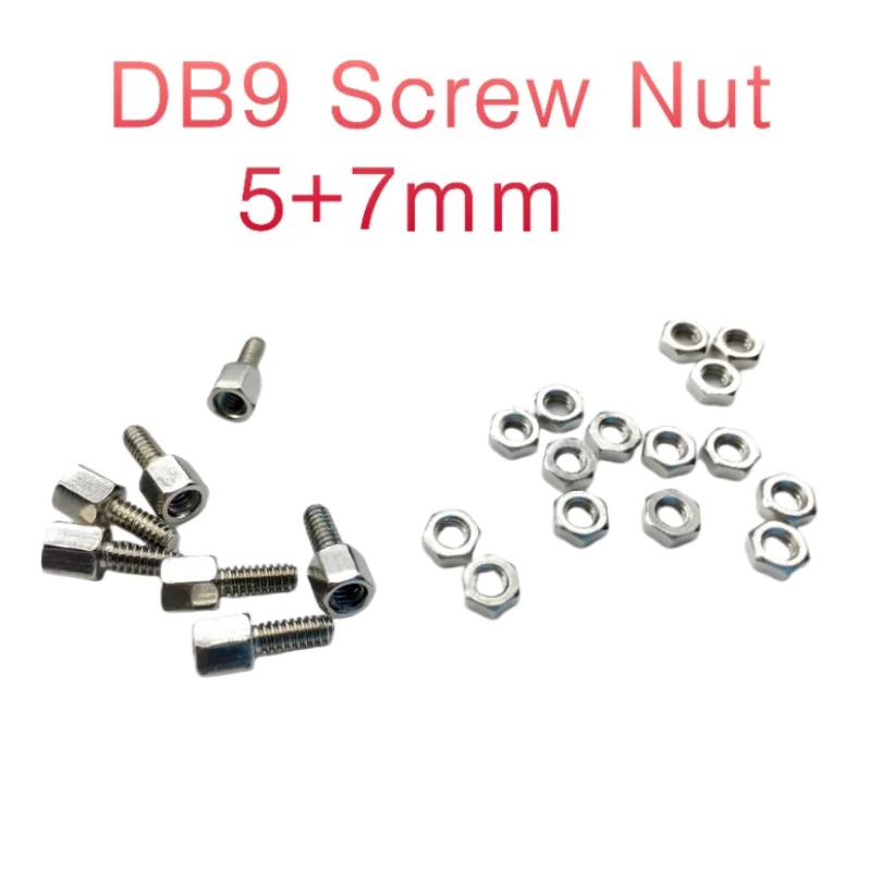 10set/LOT British system screw+nut DB9 screw nut 5+7mm DB A serial port head special
10set/LOT British system screw+nut DB9 screw nut 5+7mm DB A serial port head special