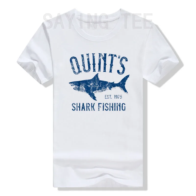 Vintage Quint's Shark Fishing 1975 Retro T-Shirt Fisherman Fishing Lover Vintage Tee Men's Fashion Fishingmen Graphic Outfit Top
Vintage Quint's Shark Fishing 1975 Retro T-Shirt Fisherman Fishing Lover Vintage Tee Men's Fashion Fishingmen Graphic Outfit Top