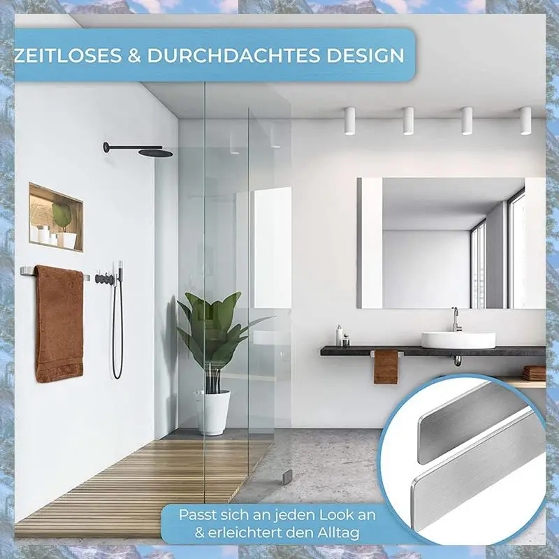 Клейкий держатель для полотенец Flash Trend Самоклеящийся держатель для банных полотенец Держатель для полотенец Держатель для полотенец для ванной комнаты
Клейкий держатель для полотенец Flash Trend Самоклеящийся держатель для банных полотенец Держатель для полотенец Держатель для полотенец для ванной комнаты