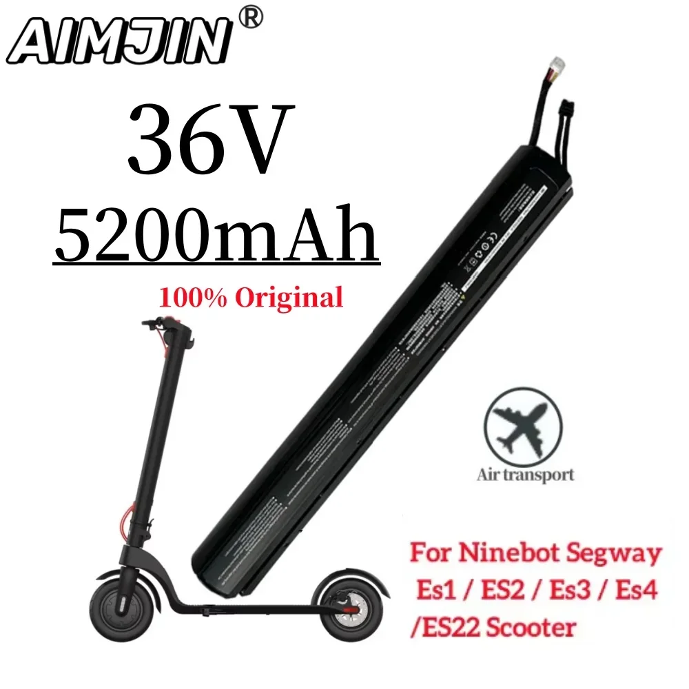36V 5200mAh/5.2Ah Rechargeable Lithium Ion Battery, For Ninebot Scooter ES1 ES2 ES3 ES4 Smart Electric Scooter Battery
36V 5200mAh/5.2Ah Rechargeable Lithium Ion Battery, For Ninebot Scooter ES1 ES2 ES3 ES4 Smart Electric Scooter Battery