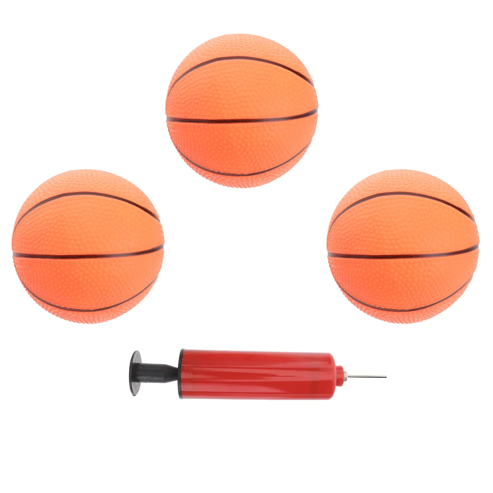 4Pcs Inflatable Mini Basketball Set Thick Bouncy ABS Ball 4 Inch Circumference Kids Sports Play Indoor Outdoor Fun Includes Pump
4Pcs Inflatable Mini Basketball Set Thick Bouncy ABS Ball 4 Inch Circumference Kids Sports Play Indoor Outdoor Fun Includes Pump