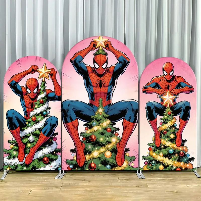 Arch Backdrop Cover Single Side Spider Man Christmas Festive Tree Star Holiday Party Decoration Photo Booth Background Props
Arch Backdrop Cover Single Side Spider Man Christmas Festive Tree Star Holiday Party Decoration Photo Booth Background Props
