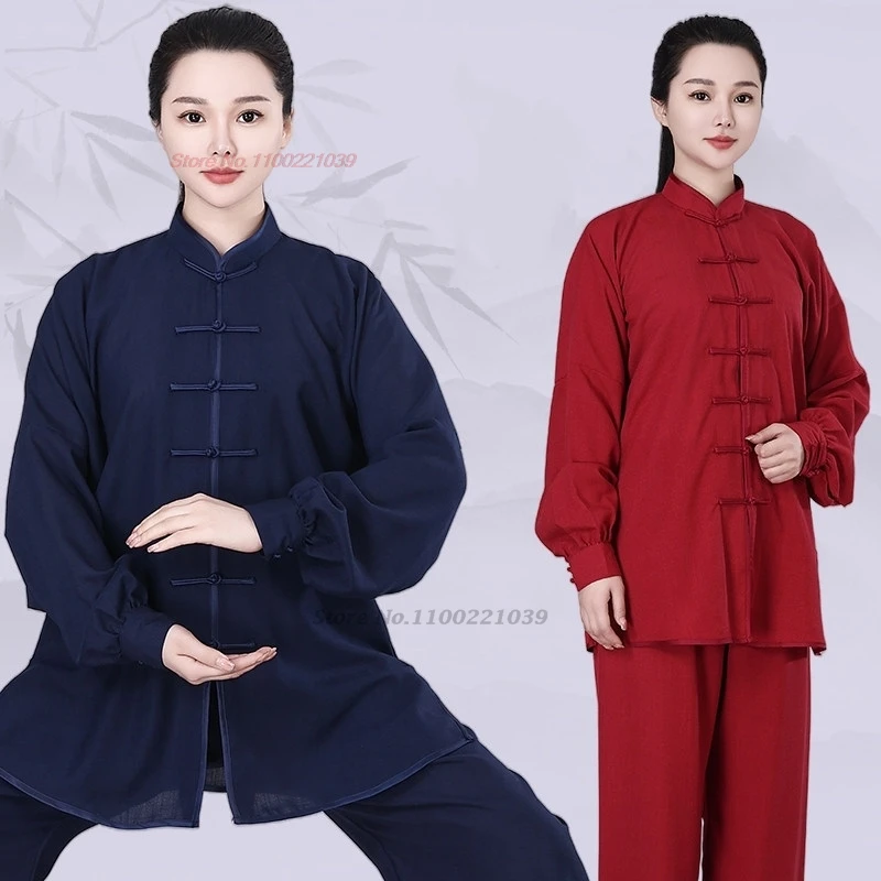2026 chinese kungfu tai chi martial arts uniform breathable cotton linen kung fu wushu set sports morning training exercise set
2026 chinese kungfu tai chi martial arts uniform breathable cotton linen kung fu wushu set sports morning training exercise set