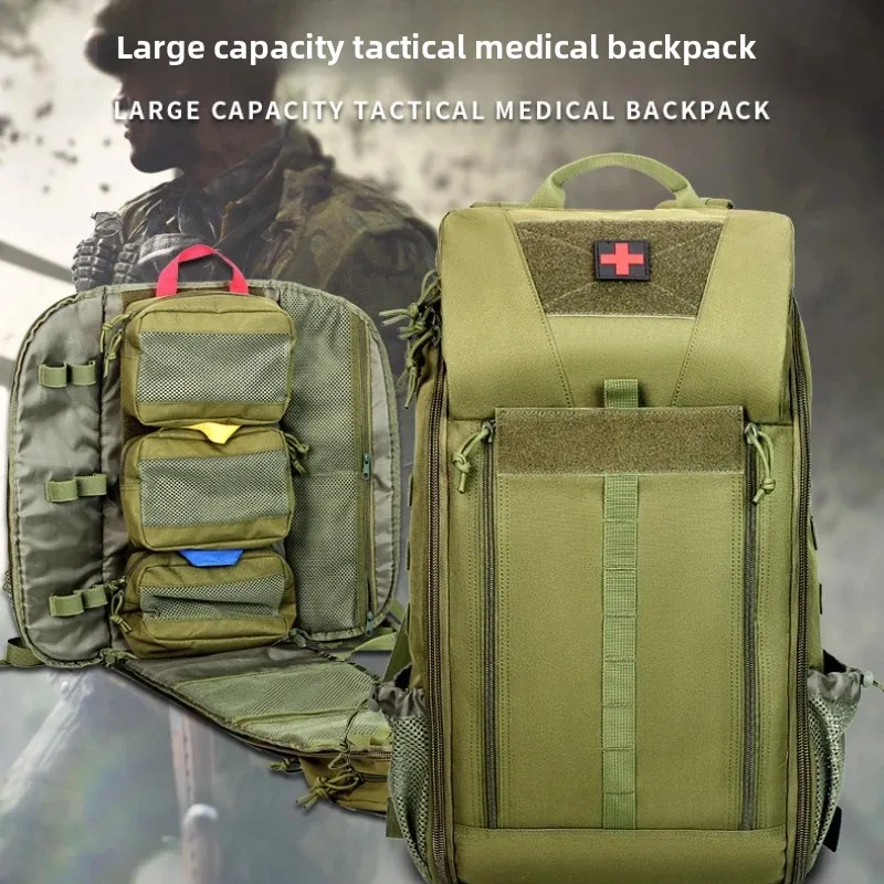 40L First Aid Kit Waterproof Tactical Medical Backpack Hiking Hunting Fishing Camping Outdoor Sports First Aid Kit Storage Bag
40L First Aid Kit Waterproof Tactical Medical Backpack Hiking Hunting Fishing Camping Outdoor Sports First Aid Kit Storage Bag
