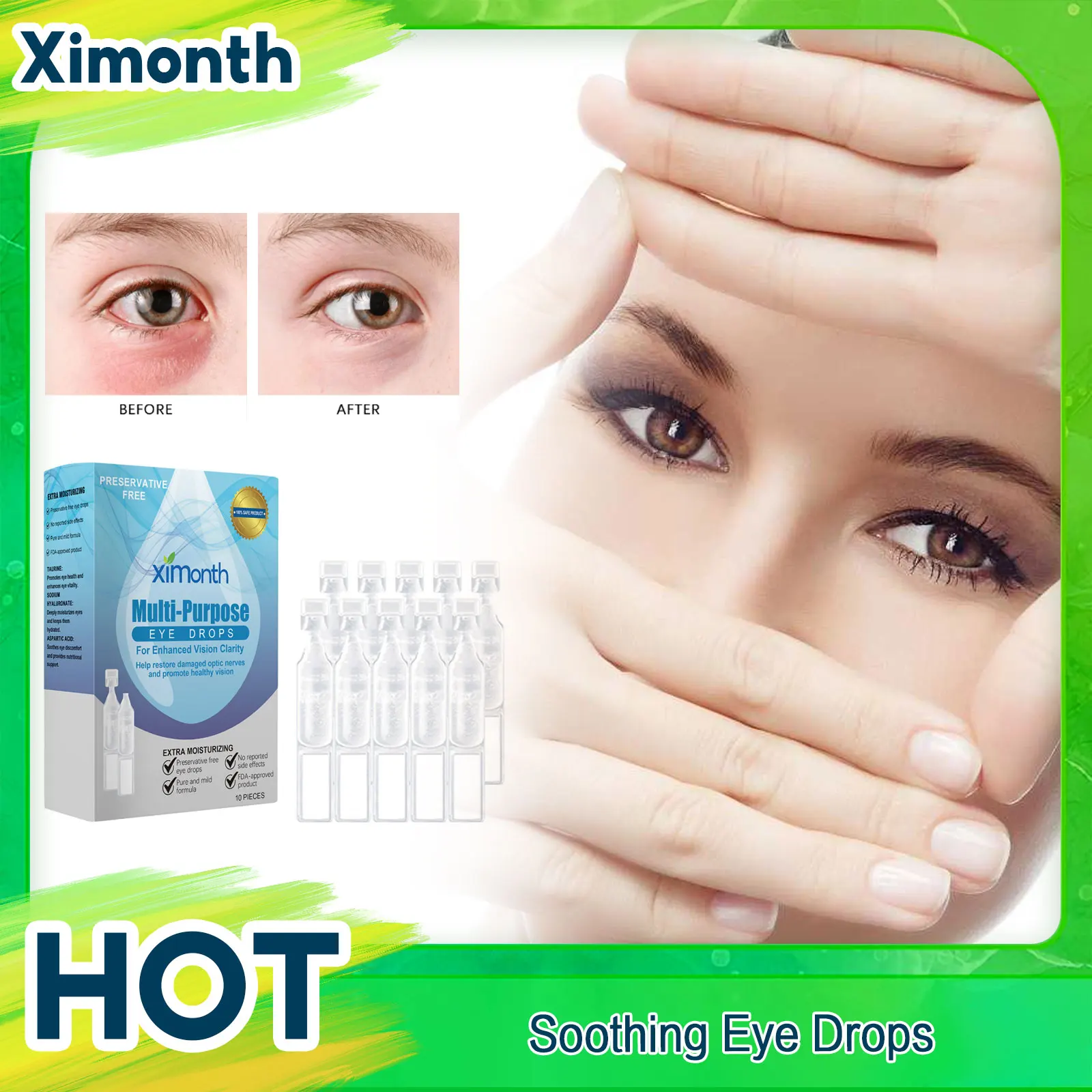 Eye Care Drops Vision Restore Relief Eye Discomfort Fatigue Removal Improve Vision Reduce Itchy Detox Cleaning Cool Eye Drops
Eye Care Drops Vision Restore Relief Eye Discomfort Fatigue Removal Improve Vision Reduce Itchy Detox Cleaning Cool Eye Drops