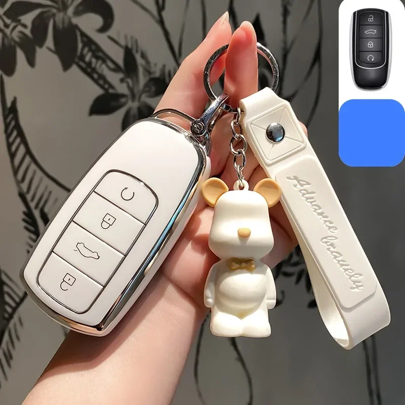 Fashion TPU Car Key Case Cover For Chery Arrizo New 5 Tiggo 8 Pro Tiggo 8plus Plus 7pro Protector Shell Fob Keychain Accessories
Fashion TPU Car Key Case Cover For Chery Arrizo New 5 Tiggo 8 Pro Tiggo 8plus Plus 7pro Protector Shell Fob Keychain Accessories