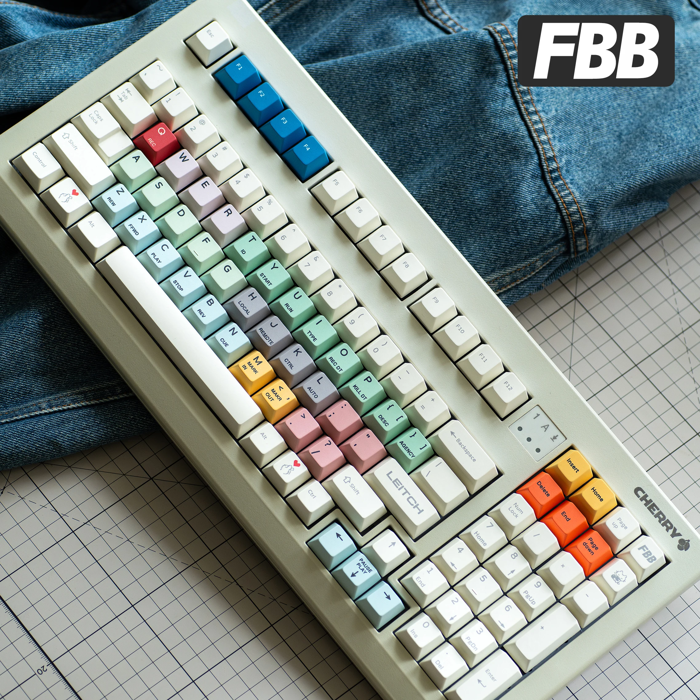 FBB Keycaps Leitch Edit Cherry Profile PBT Key Cap DIY 1.7mm Thickness For MX Switch Mechanical Keyboard Keycap Customized
FBB Keycaps Leitch Edit Cherry Profile PBT Key Cap DIY 1.7mm Thickness For MX Switch Mechanical Keyboard Keycap Customized