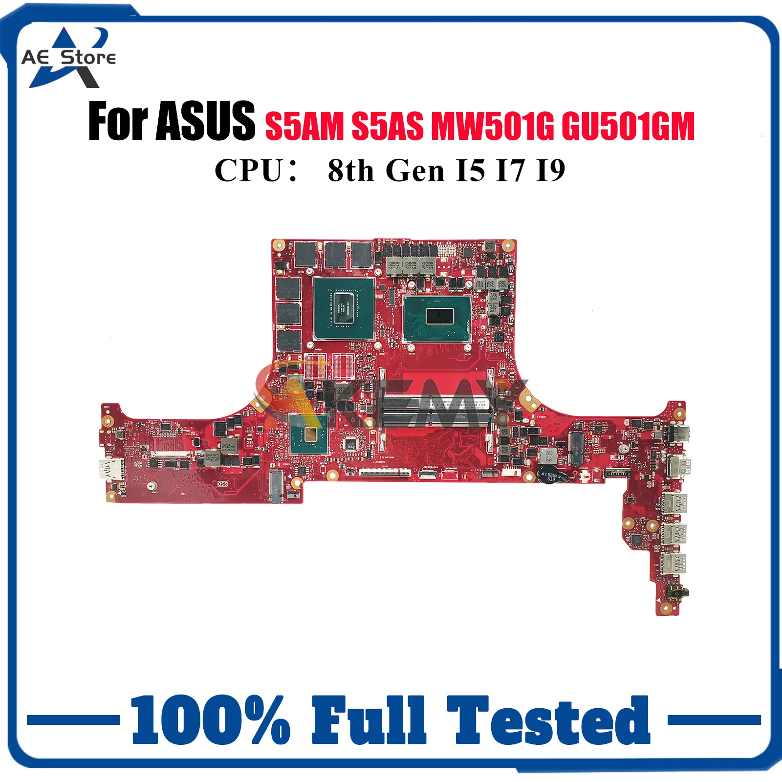 GU501GM Материнская плата для ноутбука ASUS GU501GZ GU501GV GU501GM MW501G GU501GX GU501GS S5AS S5AM GU501G Материнская плата с процессором I5 I7 I9
GU501GM Материнская плата для ноутбука ASUS GU501GZ GU501GV GU501GM MW501G GU501GX GU501GS S5AS S5AM GU501G Материнская плата с процессором I5 I7 I9