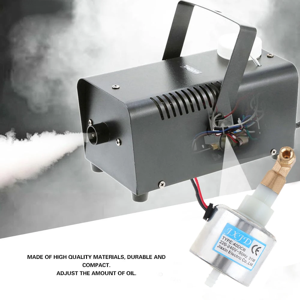AC 110V / 220V 50HZ 18W/31W 30DCB 40DCB Oil Pump Stage Party Parts Fog Machine Oil Pump for 400W-600W / 900W Fog Machine
AC 110V / 220V 50HZ 18W/31W 30DCB 40DCB Oil Pump Stage Party Parts Fog Machine Oil Pump for 400W-600W / 900W Fog Machine