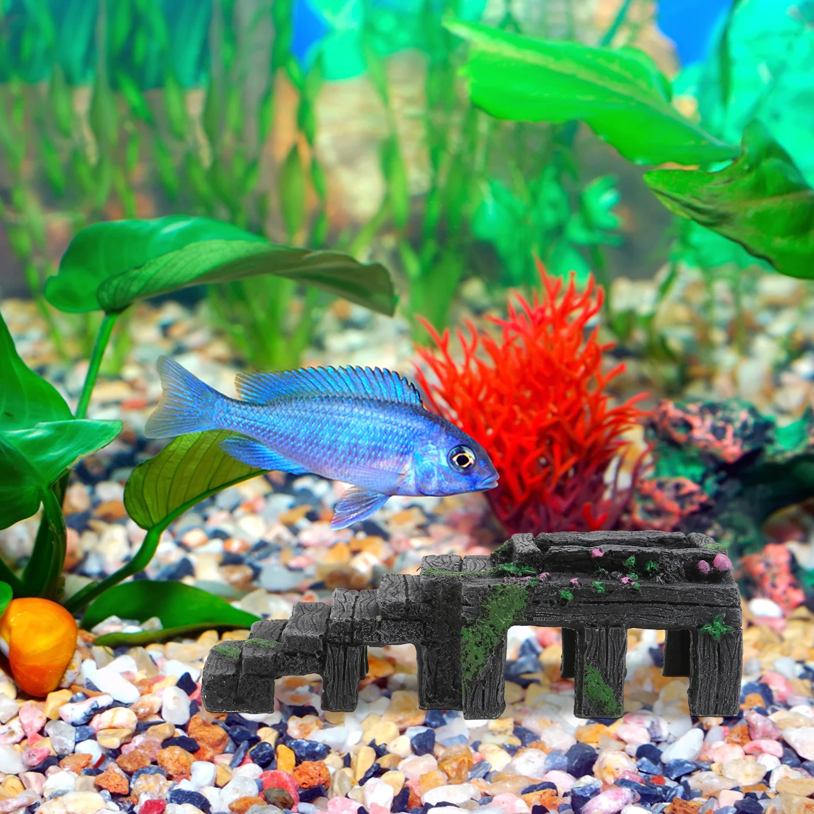 1pc Resin Reptiles Basking Platform Fish Tank Hiding Cave Aquarium L scaping Decor nament Eluding Cave Terrarium Eco Friendly
1pc Resin Reptiles Basking Platform Fish Tank Hiding Cave Aquarium L scaping Decor nament Eluding Cave Terrarium Eco Friendly