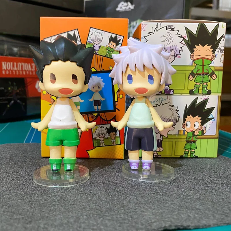 New10cm Anime 2styles HUNTER×HUNTER Anime Figure GON·FREECSS Statue Pvc Model Killua Zoldyck Doll Peas Eyes Figurine Home Decor
New10cm Anime 2styles HUNTER×HUNTER Anime Figure GON·FREECSS Statue Pvc Model Killua Zoldyck Doll Peas Eyes Figurine Home Decor