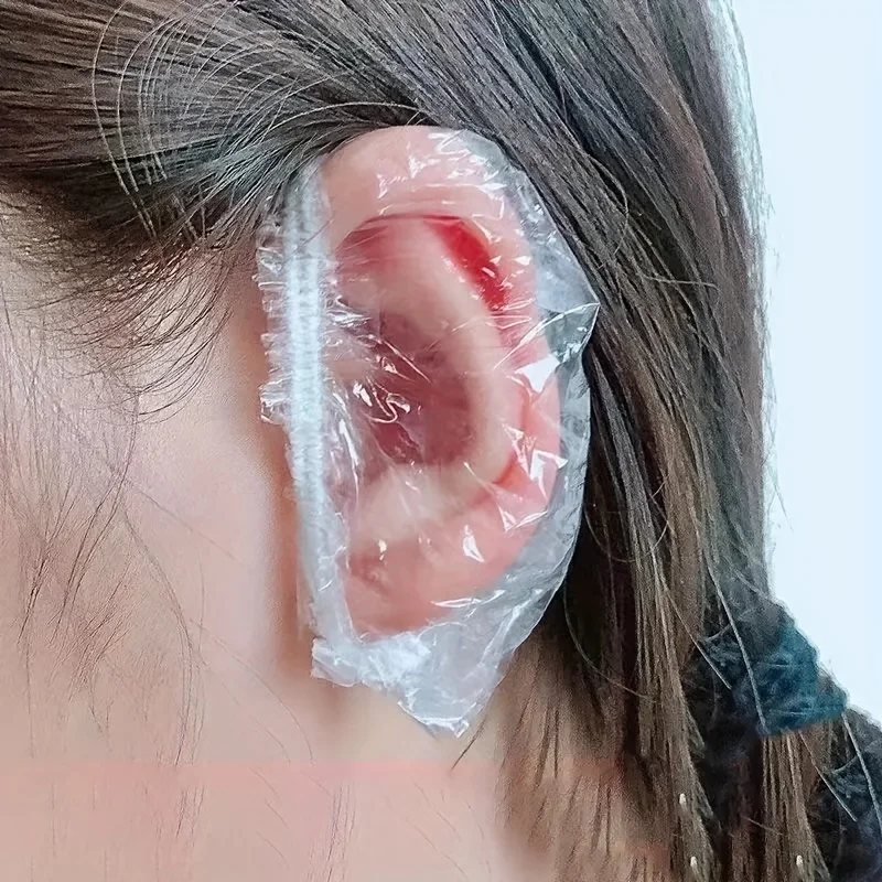 50/100 Pcs Disposable Transparent Plastic Waterproof Hair Dye Ear Covers - Hygienic Single-Use Ear Protectors for Hairdressers, Barbers and, Durable and Comfortable Design
50/100 Pcs Disposable Transparent Plastic Waterproof Hair Dye Ear Covers - Hygienic Single-Use Ear Protectors for Hairdressers, Barbers and, Durable and Comfortable Design