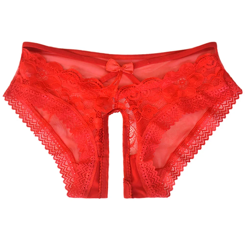 Low Waist Panties Sexy Crotchless Panties For All Seasons Lace-up Bow Medium Elasticity Quick-drying Solid Color
Low Waist Panties Sexy Crotchless Panties For All Seasons Lace-up Bow Medium Elasticity Quick-drying Solid Color