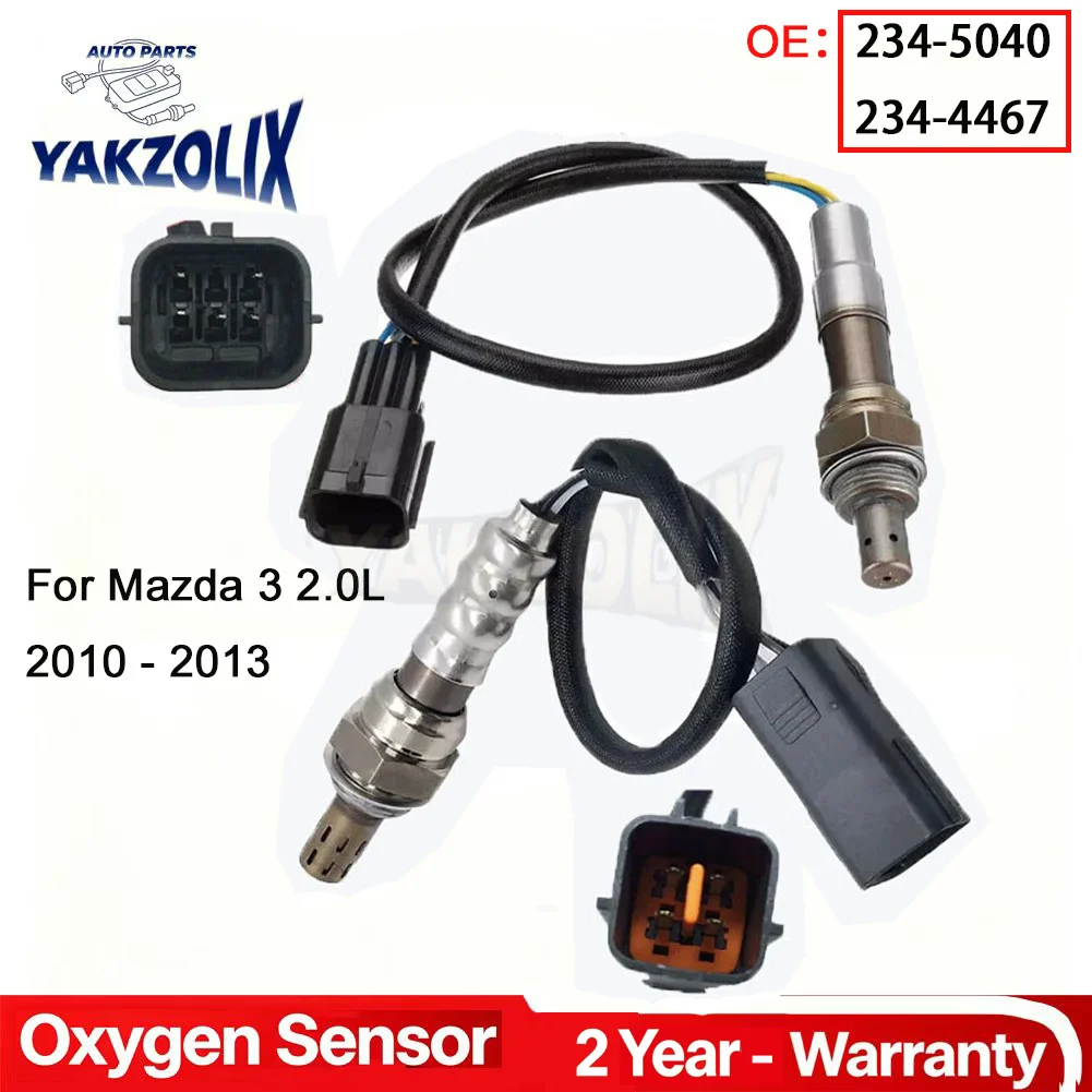 2Pcs for Mazda 3 2.0L 2010 2011 2012 2013 Up Downstream Rear Front O2 Oxygen Sensor 1 2 Bank 1 2 234-5040 234-4467 Upper Lower
2Pcs for Mazda 3 2.0L 2010 2011 2012 2013 Up Downstream Rear Front O2 Oxygen Sensor 1 2 Bank 1 2 234-5040 234-4467 Upper Lower