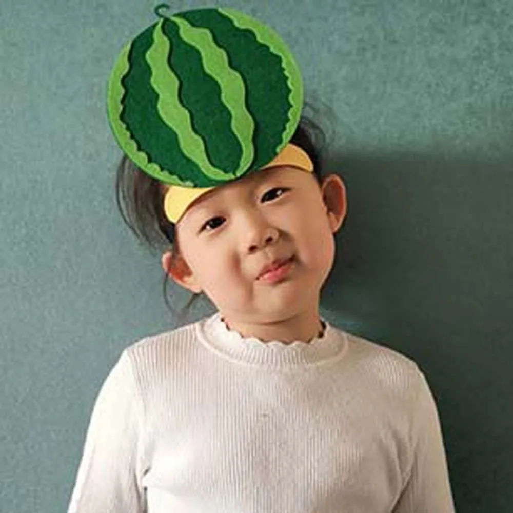 Cloth Cartoon Fruit Headband Elastic Funny Creative Headdress for Kids Watermelon Colorful Kindergarten Performance Headwear
Cloth Cartoon Fruit Headband Elastic Funny Creative Headdress for Kids Watermelon Colorful Kindergarten Performance Headwear