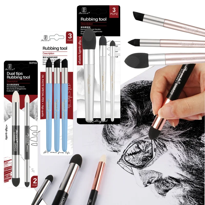 2/3pcs Sketch Rub Pen Washable Stained Naturally for Softening Lines Transition Tone Correction Adjustment
2/3pcs Sketch Rub Pen Washable Stained Naturally for Softening Lines Transition Tone Correction Adjustment