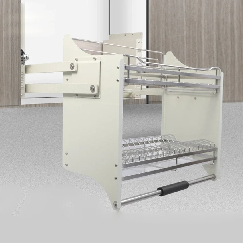 Kitchen Hanging Cabinet Lifting Pull Basket 304 Stainless Steel Dish&Bowl Racks Damping Buffer 4-speed Adjustment Drawer
Kitchen Hanging Cabinet Lifting Pull Basket 304 Stainless Steel Dish&Bowl Racks Damping Buffer 4-speed Adjustment Drawer