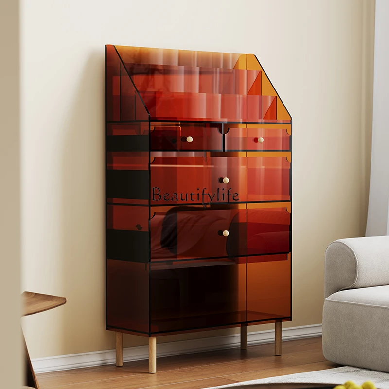 Light luxury acrylic dining side cabinet, living room and dining room storage against the wall, coffee cabinet
Light luxury acrylic dining side cabinet, living room and dining room storage against the wall, coffee cabinet