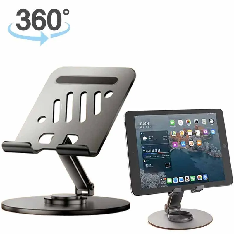 360 Degree Rotation Tablet Stand Desk Mobile Phone Holder Foldable Lazy Bracket Adjustable Alloy Aluminum Mount For iPhone iPad
360 Degree Rotation Tablet Stand Desk Mobile Phone Holder Foldable Lazy Bracket Adjustable Alloy Aluminum Mount For iPhone iPad