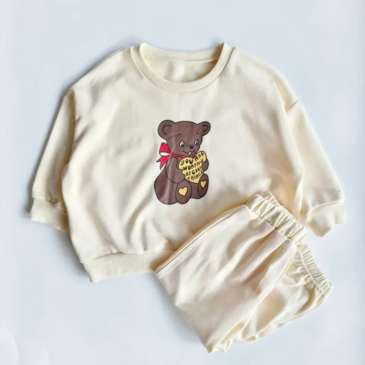 2024 Autumn New in Kids Baby Girls Boys Clothing Set 2pcs - Children Cartoon Bear Top Sweatshirts+pants , Toddler Clothes 2-7Y
2024 Autumn New in Kids Baby Girls Boys Clothing Set 2pcs - Children Cartoon Bear Top Sweatshirts+pants , Toddler Clothes 2-7Y