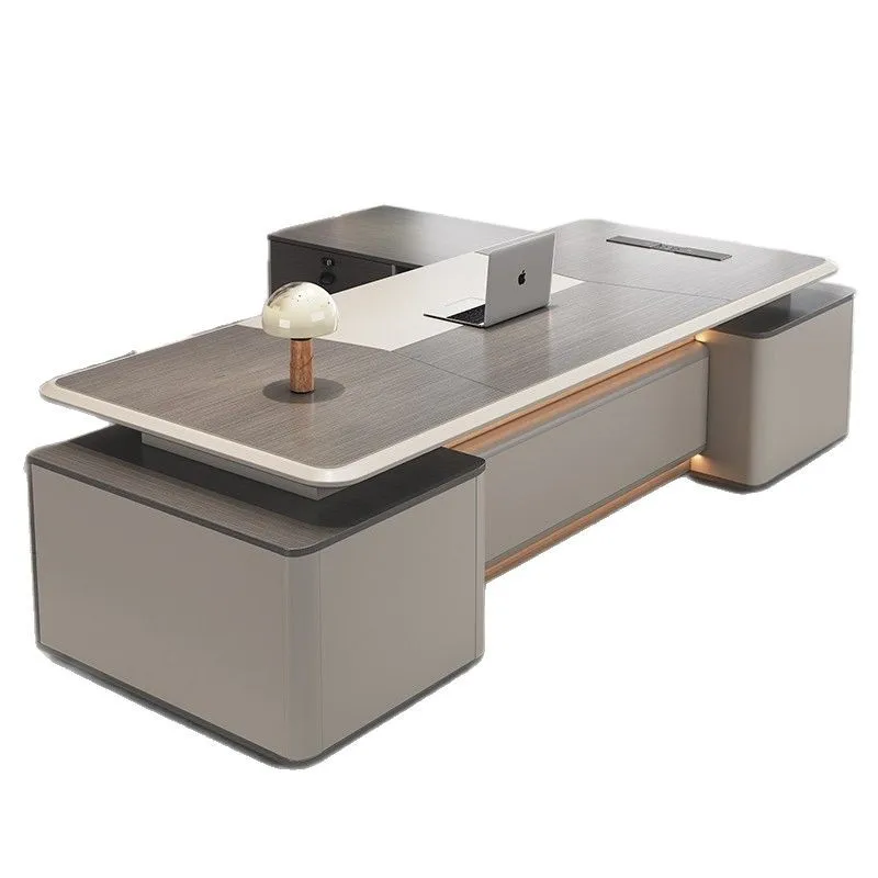 Элитный офисный стол руководителя, стол президента, стол менеджера, стол начальника отдела, комбинированный комплект с одним креслом.
Элитный офисный стол руководителя, стол президента, стол менеджера, стол начальника отдела, комбинированный комплект с одним креслом.