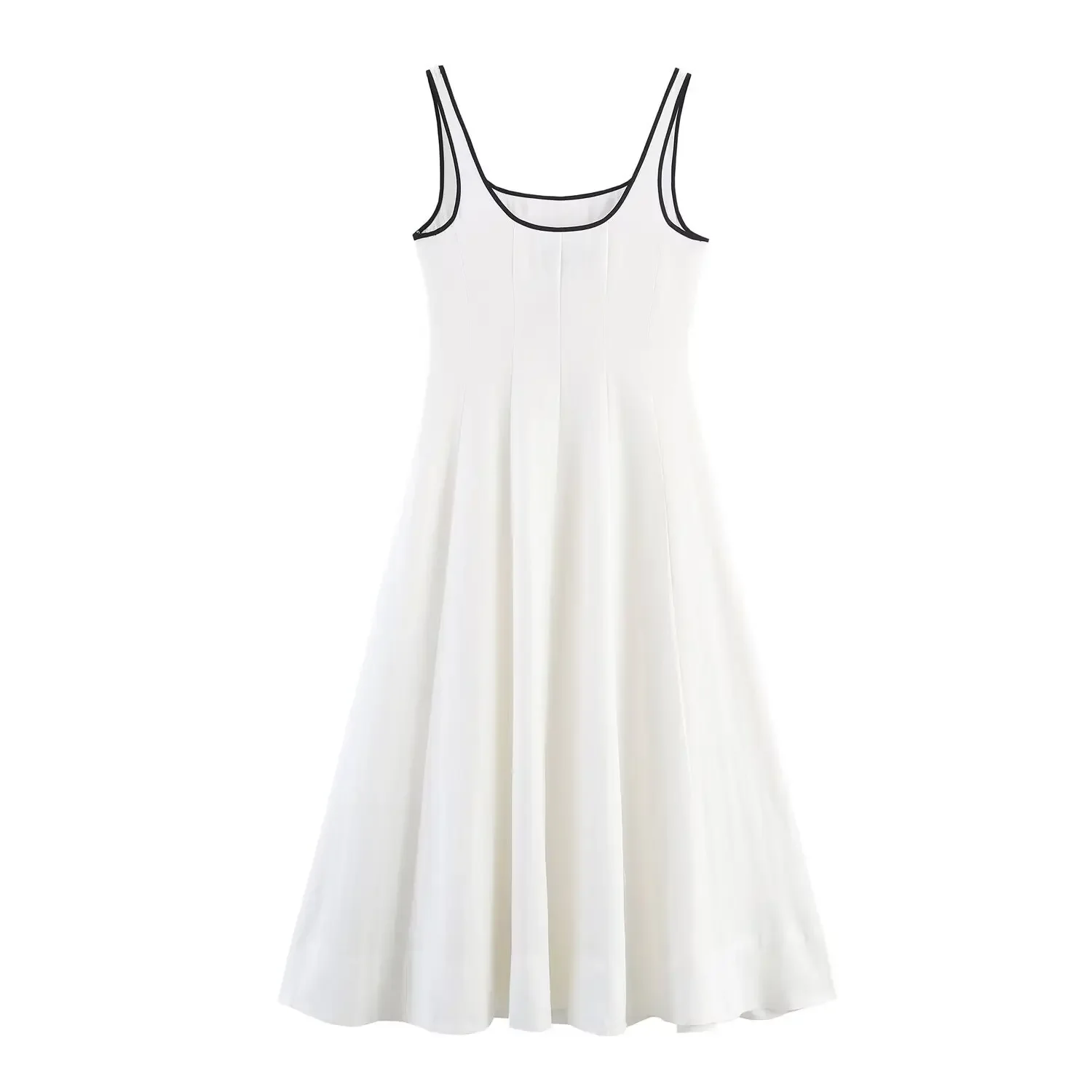 2025 Summer Mini Sleeveless Holiday Square Collar Dress Pleated Female Party White Vestido Woman Round Neck A-Line Midi Dress
2025 Summer Mini Sleeveless Holiday Square Collar Dress Pleated Female Party White Vestido Woman Round Neck A-Line Midi Dress