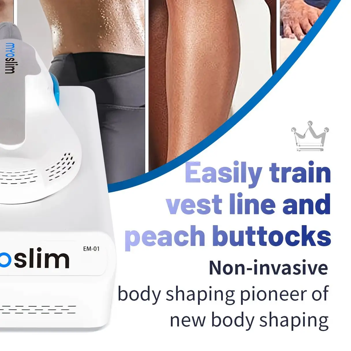 EMS Body Sculpt Machine 6500W with RF Muscle Stimulation for Fat Burning Slimming Weight Loss MYOslim HI-EMT Body Shaping Equipm
EMS Body Sculpt Machine 6500W with RF Muscle Stimulation for Fat Burning Slimming Weight Loss MYOslim HI-EMT Body Shaping Equipm