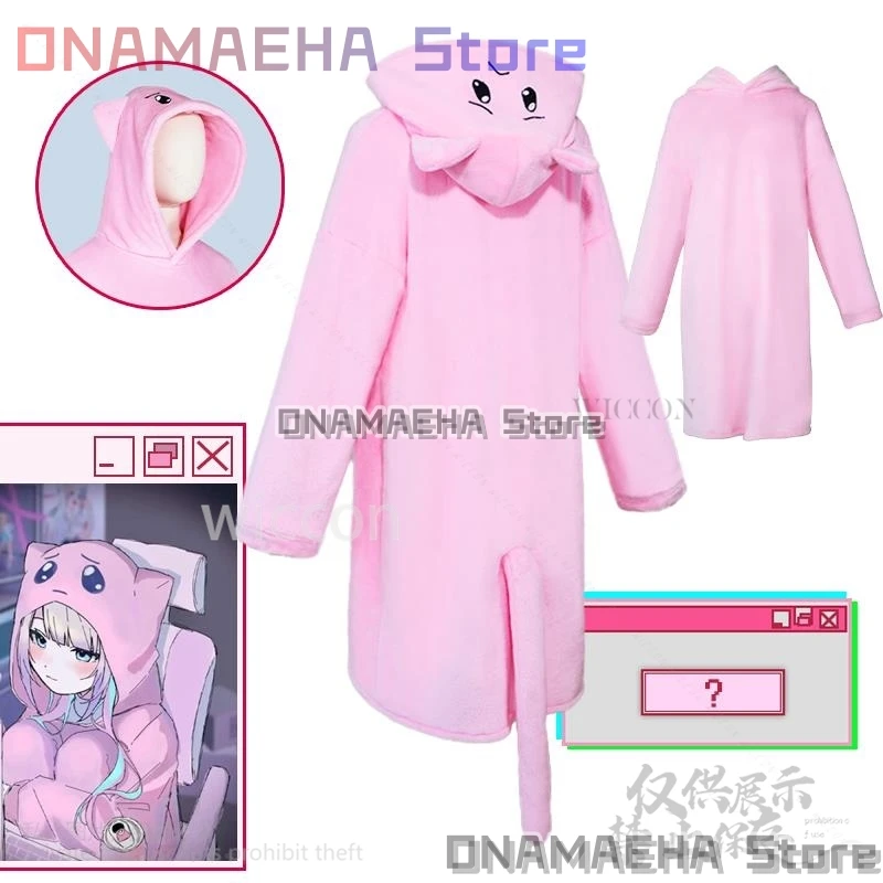 Аниме игра Needy Girl Overdose Косплей KAngel Jirai Keicostume Kawaii милый теплый халат с капюшоном с кроликом пижамы
Аниме игра Needy Girl Overdose Косплей KAngel Jirai Keicostume Kawaii милый теплый халат с капюшоном с кроликом пижамы