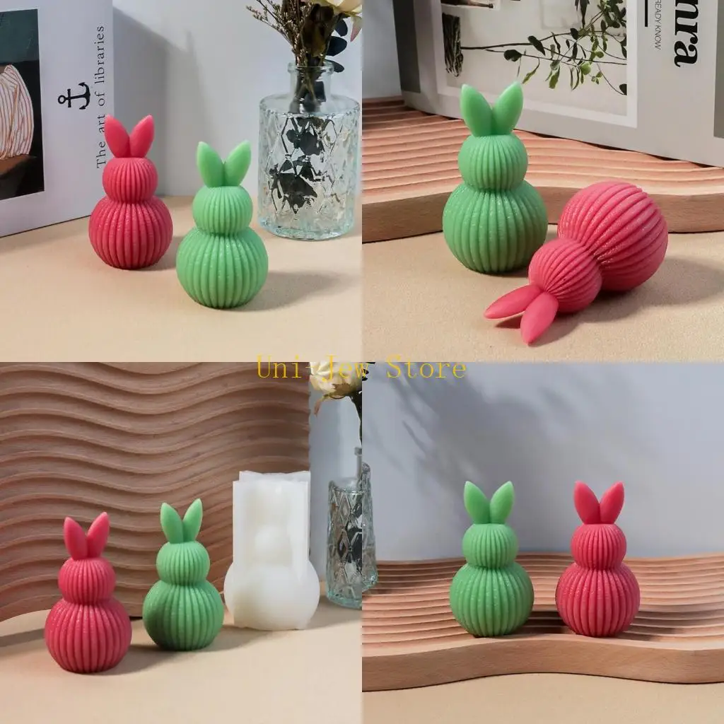 40GB Handmade Striped Rabbits Molds Silicone Handmade Moulds Rabbits Craft Molds Ornament Molds for Various Occasion
40GB Handmade Striped Rabbits Molds Silicone Handmade Moulds Rabbits Craft Molds Ornament Molds for Various Occasion