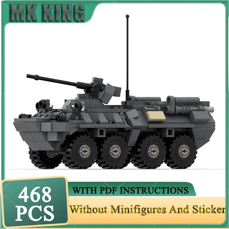 Armored Car Model Moc Building Blocks BTR-82A Trank Model Technology Bricks Military Series DIY Assembly Set Gifts Holiday Toy
Armored Car Model Moc Building Blocks BTR-82A Trank Model Technology Bricks Military Series DIY Assembly Set Gifts Holiday Toy