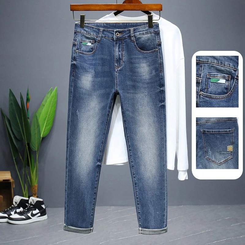 Men Vintage Washed Cropped Jeans Stretch Casual Streetwear Denim Pants Trend Fashion Daily Outings New Straight Leg Trousers
Men Vintage Washed Cropped Jeans Stretch Casual Streetwear Denim Pants Trend Fashion Daily Outings New Straight Leg Trousers