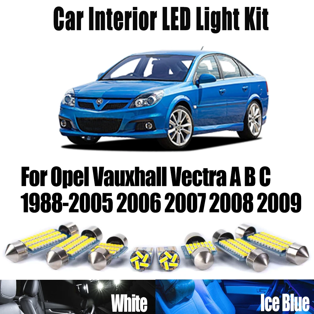 Светодиодный внутренний купольный светильник для Opel Vauxhall Vectra A B C 1988-2002 2003 2004 2005 2006 2007 2008 2009 Комплект автомобильных потолочных ламп Canbus
Светодиодный внутренний купольный светильник для Opel Vauxhall Vectra A B C 1988-2002 2003 2004 2005 2006 2007 2008 2009 Комплект автомобильных потолочных ламп Canbus