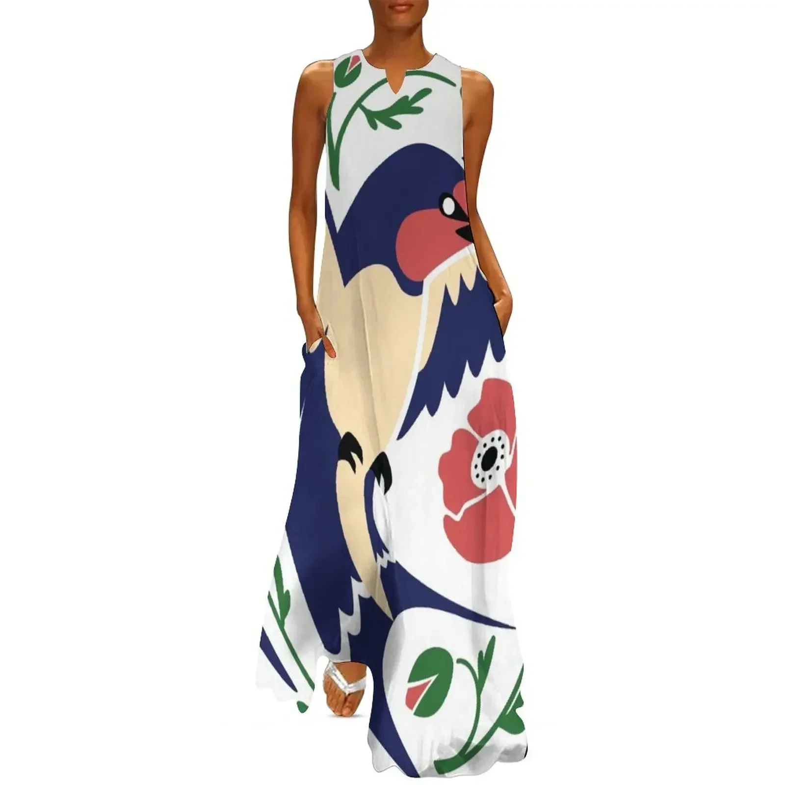 Barn Swallow - White Long Dress Female clothing summer women's suit womens dress summer dress womens 2025
Barn Swallow - White Long Dress Female clothing summer women's suit womens dress summer dress womens 2025