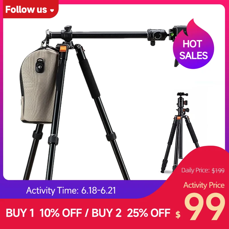X5I HR Tripods Camera Tripod with Panoramic Ballhead Tripod for DSLR Digital Cameras Camcorder Canon Nikon Sony Camera
X5I HR Tripods Camera Tripod with Panoramic Ballhead Tripod for DSLR Digital Cameras Camcorder Canon Nikon Sony Camera