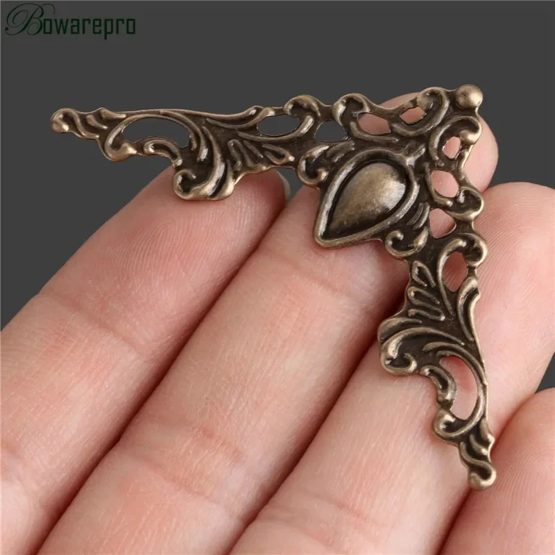 20PCS Antique Corner Protector Book Scrapbook Metal Album Corner Decorative Protector Cover for Jewelry Wood Box Chest Case Desk
20PCS Antique Corner Protector Book Scrapbook Metal Album Corner Decorative Protector Cover for Jewelry Wood Box Chest Case Desk