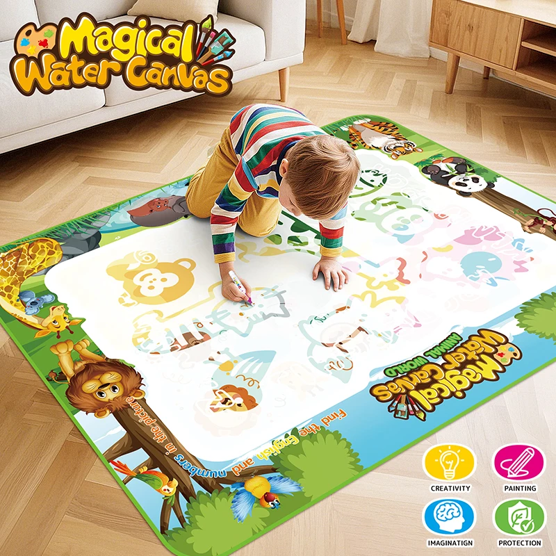 Children's Drawing Toy Water Drawing Toy with Pen and Colorful Graffiti Mat Educational Toy Birthday and Holiday Gifts
Children's Drawing Toy Water Drawing Toy with Pen and Colorful Graffiti Mat Educational Toy Birthday and Holiday Gifts