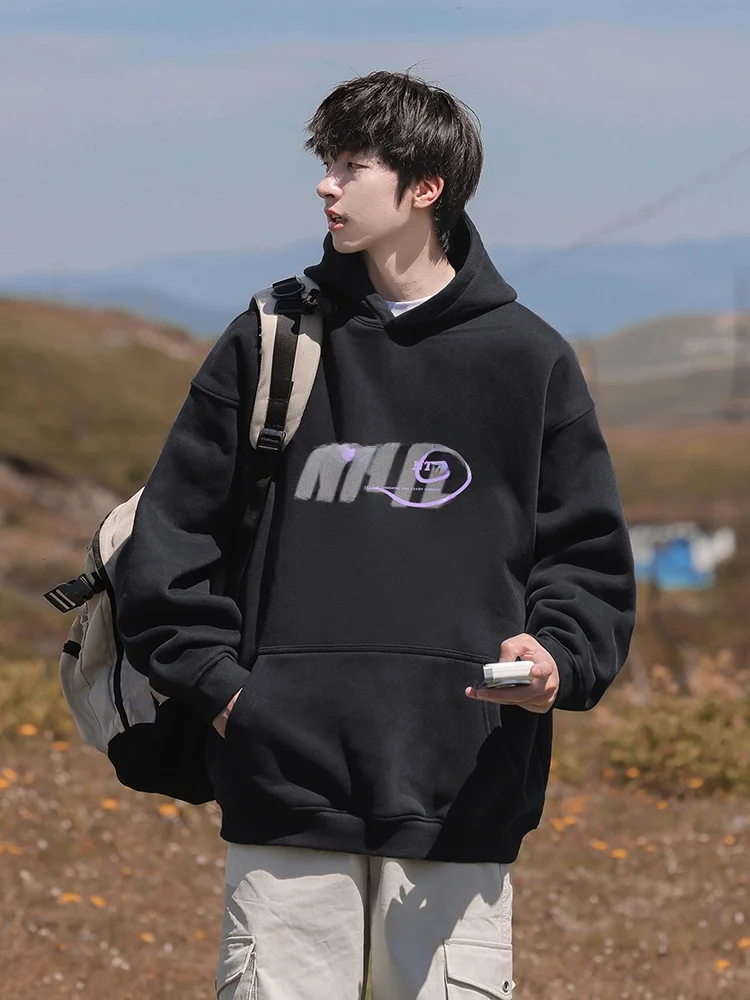 American Sle Heavyweight Hoodie Men's Autumn Winter Oversize Loose Lazy Trendy Youth Casual Jaet Streetwear Sweatirt
American Sle Heavyweight Hoodie Men's Autumn Winter Oversize Loose Lazy Trendy Youth Casual Jaet Streetwear Sweatirt