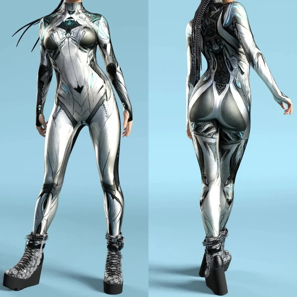 Unisex Cyber Punk 3D Digital Printing Halloween Party Role Play Outfit Women Men Cosplay Costume Carnival Jumpsuit
Unisex Cyber Punk 3D Digital Printing Halloween Party Role Play Outfit Women Men Cosplay Costume Carnival Jumpsuit