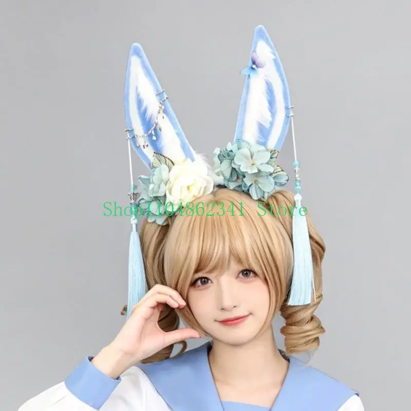 652F Plush Rabbit Ears Headbands For Oriental Costume Parties Butterfly Hair Accessory Headpiece Photo Props
652F Plush Rabbit Ears Headbands For Oriental Costume Parties Butterfly Hair Accessory Headpiece Photo Props