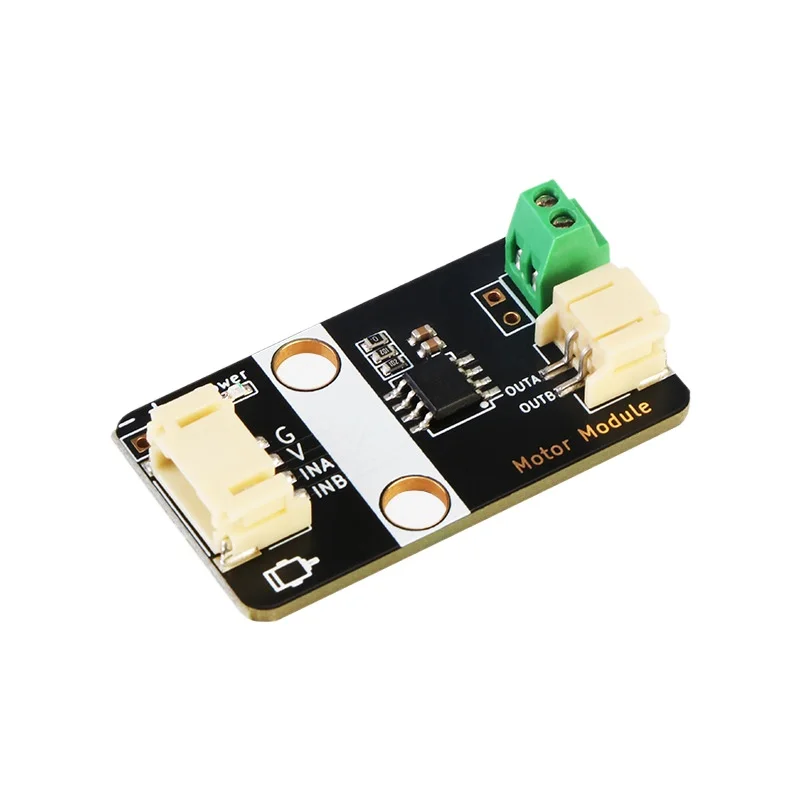 Single Channel DC Motor Driver Module Compatible with Arduino LEGO-Compatible Holes PH2.0 Anti-Reverse Interface
Single Channel DC Motor Driver Module Compatible with Arduino LEGO-Compatible Holes PH2.0 Anti-Reverse Interface