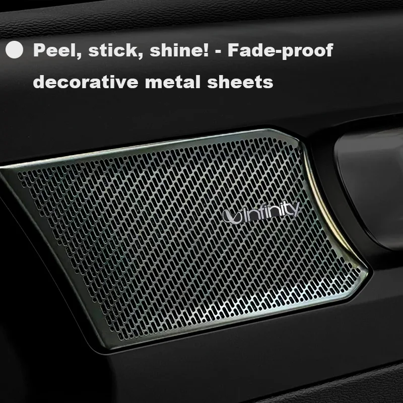 2/4pcs high-quality Metal infinity logo car Hi-Fi Speaker audio Speaker Badge stereo Emblem sticker Auto styling accessories
2/4pcs high-quality Metal infinity logo car Hi-Fi Speaker audio Speaker Badge stereo Emblem sticker Auto styling accessories