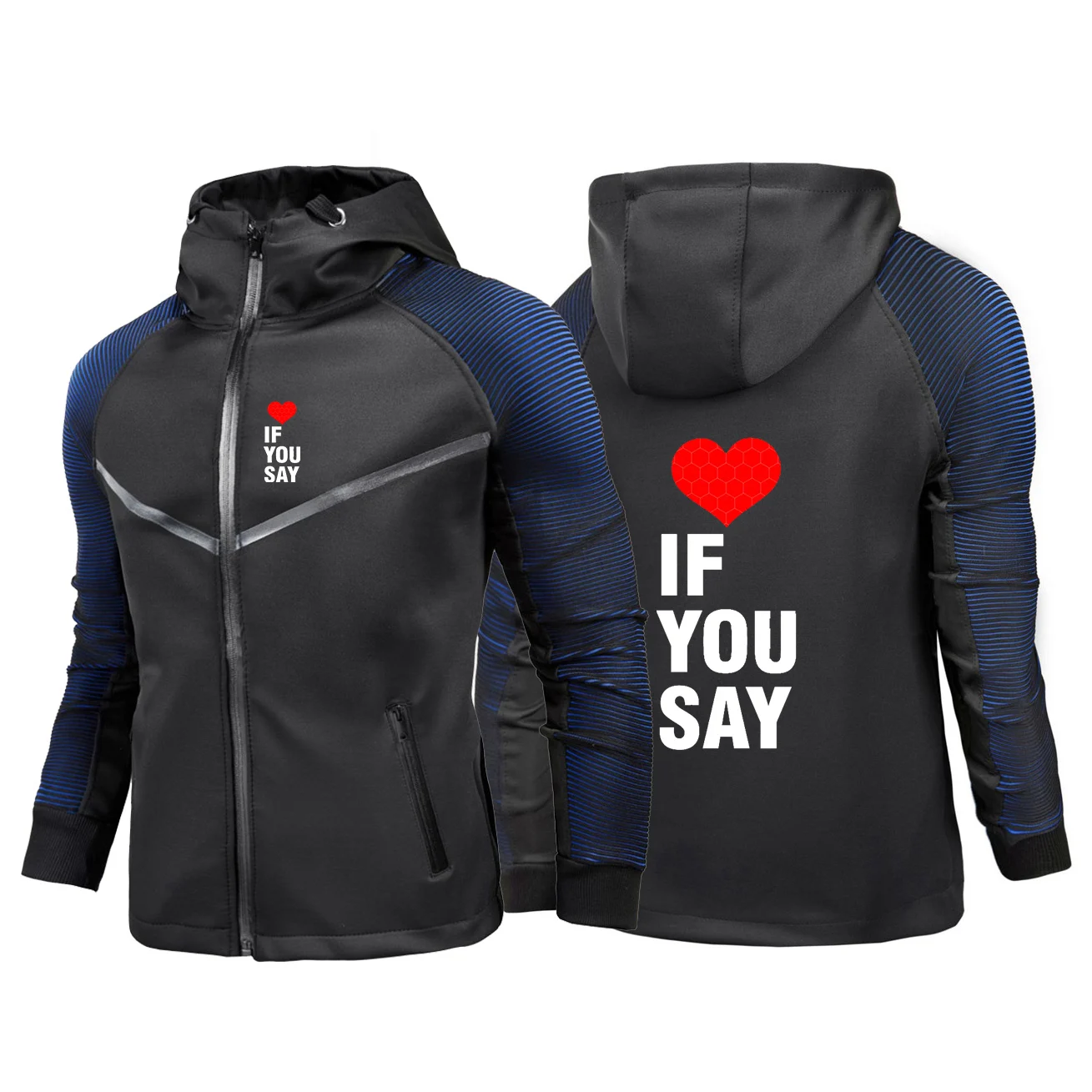 Мужская спортивная куртка на молнии с принтом «2026 Love If You Say», новая коллекция весна-осень, удобная повседневная верхняя одежда для гонок
Мужская спортивная куртка на молнии с принтом «2026 Love If You Say», новая коллекция весна-осень, удобная повседневная верхняя одежда для гонок