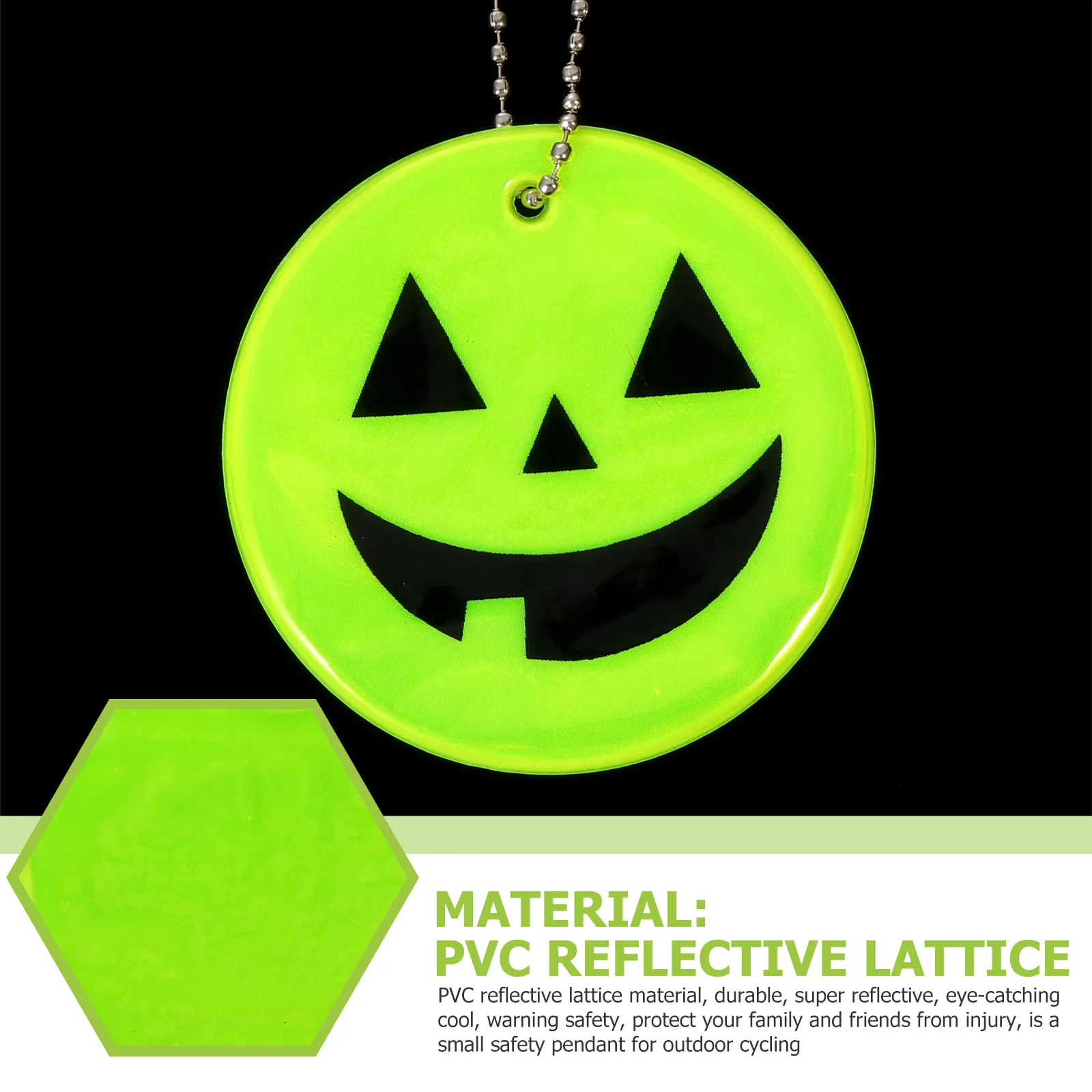 6pcs Pumpkin Monster Hanging Pendant Super Reflective Bright Keychain Reflector For Halloween Decoration Cycling Safety Gear
6pcs Pumpkin Monster Hanging Pendant Super Reflective Bright Keychain Reflector For Halloween Decoration Cycling Safety Gear