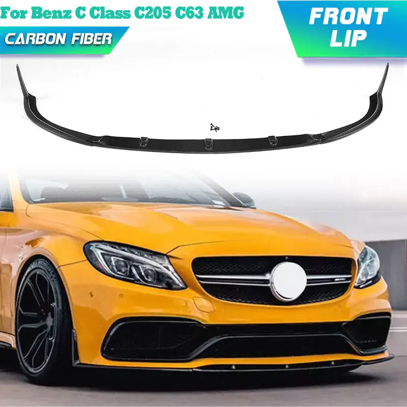 Carbon Fiber Car Front Bumper Lip Spoiler for Mercedes-Benz C Class C205 C63 AMG Coupe 2-Door 2015-2019 Front Lip Chin Apron
Carbon Fiber Car Front Bumper Lip Spoiler for Mercedes-Benz C Class C205 C63 AMG Coupe 2-Door 2015-2019 Front Lip Chin Apron