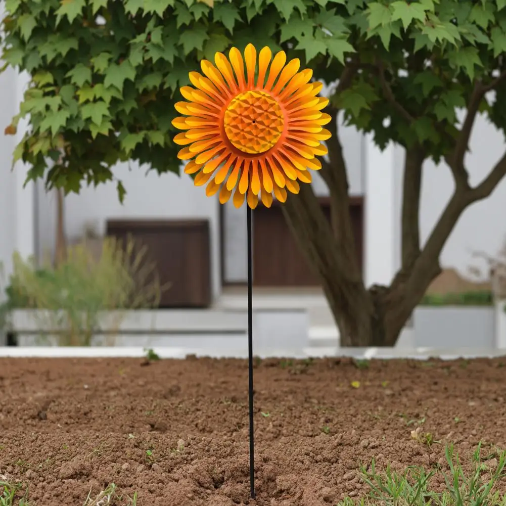 Decorative Wind Spinner Sunflower Wind Spinner Garden Decor 360 Degree Rotating Metal Flower Sculpture Yard Art with for Patio
Decorative Wind Spinner Sunflower Wind Spinner Garden Decor 360 Degree Rotating Metal Flower Sculpture Yard Art with for Patio