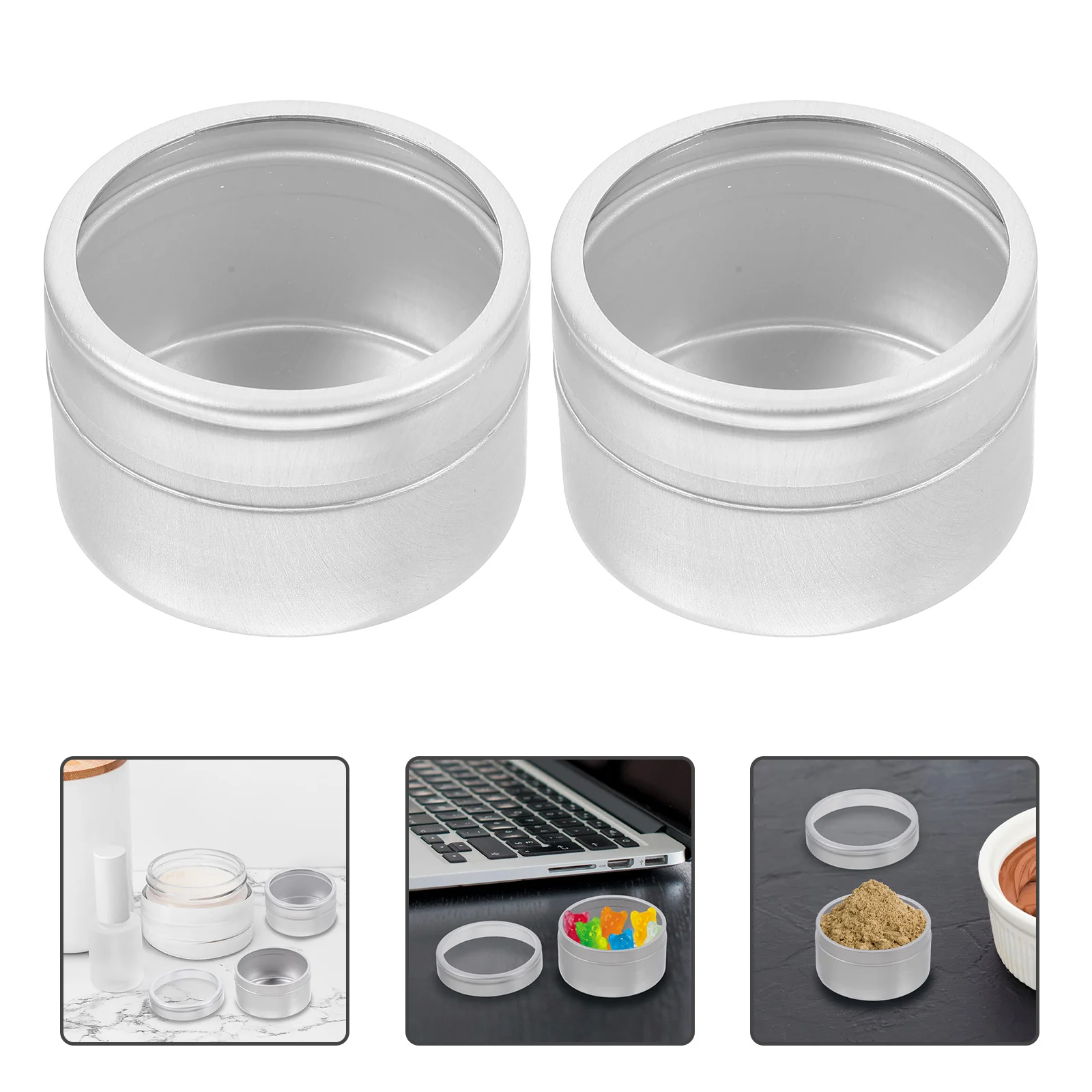 10 pcs Aluminum Boxes Cans Small Canisters Lids Tea Bag Tin Round Empty Tins Pet Food Candy Storage Metal Container Food Storage
10 pcs Aluminum Boxes Cans Small Canisters Lids Tea Bag Tin Round Empty Tins Pet Food Candy Storage Metal Container Food Storage
