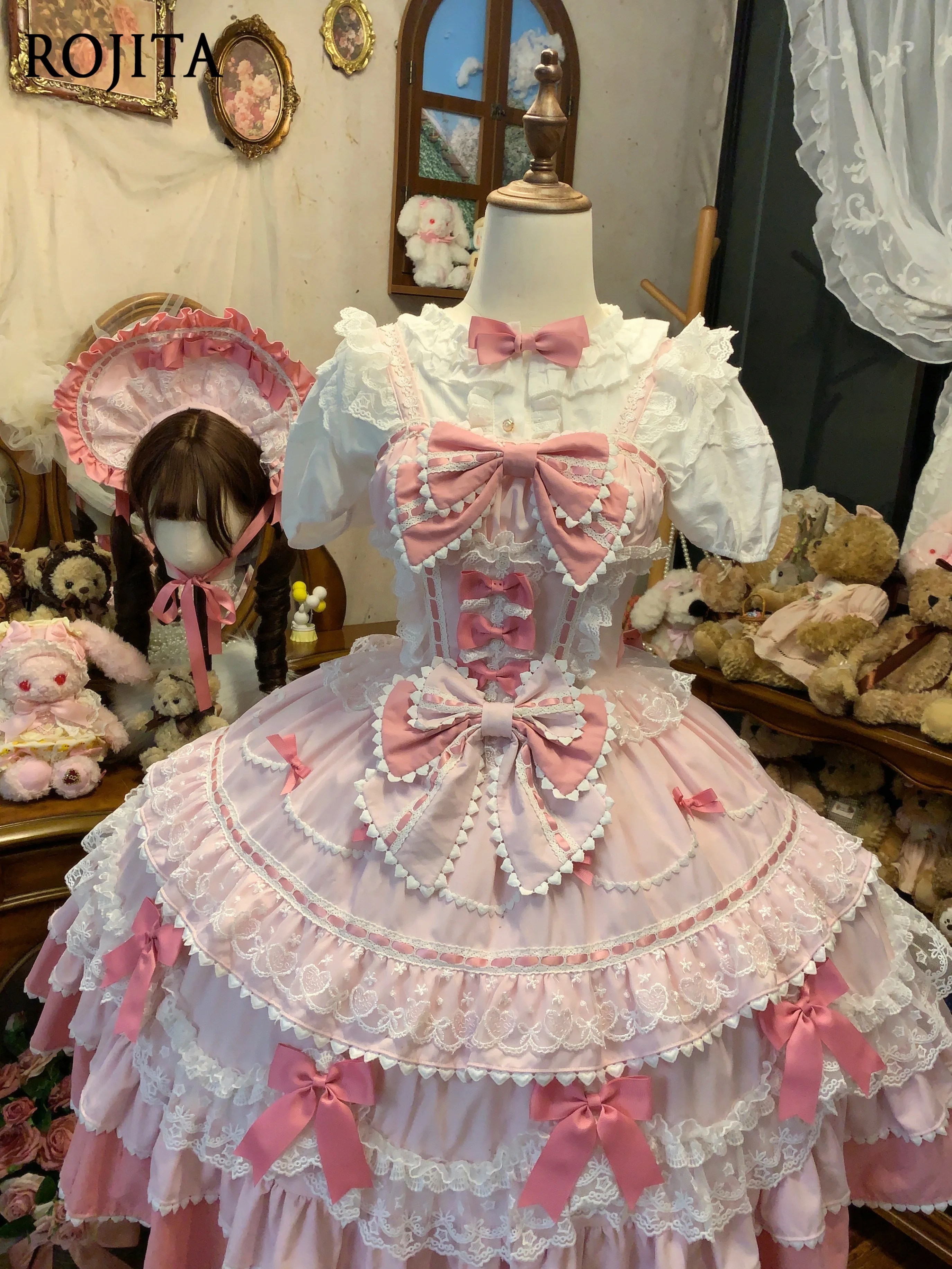 Original Design Sweet Lolita Dress JSK Strap Dress Summer Dresses Women 2025 New Princess Dress + Back Bow Two-Piece Sets
Original Design Sweet Lolita Dress JSK Strap Dress Summer Dresses Women 2025 New Princess Dress + Back Bow Two-Piece Sets