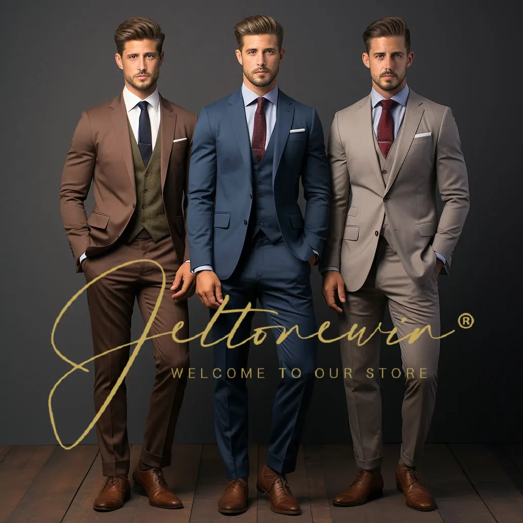 Suit Lightweight Classic Portable Men Slim Fit Business Leisure Suit Groom Suit Costume Homme Terno Masculinos Completo
Suit Lightweight Classic Portable Men Slim Fit Business Leisure Suit Groom Suit Costume Homme Terno Masculinos Completo