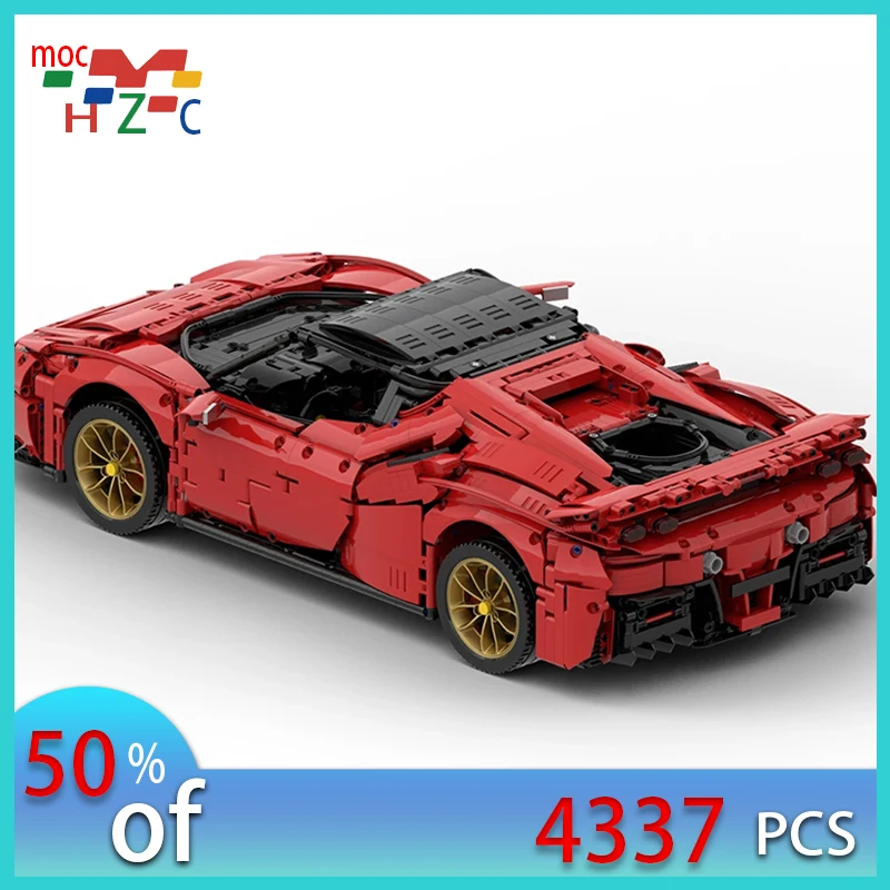 NEW 4337PCS 1:8 Scaleby SF90 supercar model buiding kit block self-locking bricks toy birthday christmas gift
NEW 4337PCS 1:8 Scaleby SF90 supercar model buiding kit block self-locking bricks toy birthday christmas gift