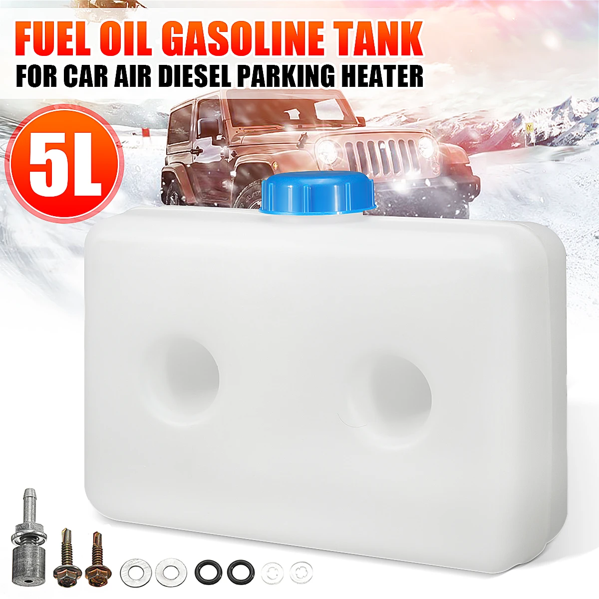 5L Plastic Air Parking Heater Fuel Tank Gasoline Oil Storge For Webasto Eberspacher Truck Caravan
5L Plastic Air Parking Heater Fuel Tank Gasoline Oil Storge For Webasto Eberspacher Truck Caravan
